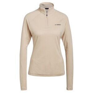 NWT adidas TERREX Tracerocker 1/2 Zip Longsleeve Women halo blush GU3802 Size S